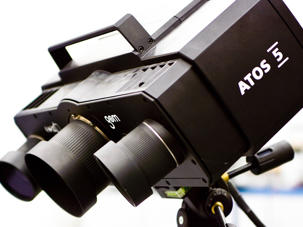 Digitaler Scanner Atos 5 als moderne Messtechnik für Qualitätssicherung im Werkzeugbau und in der Serienfertigung 
